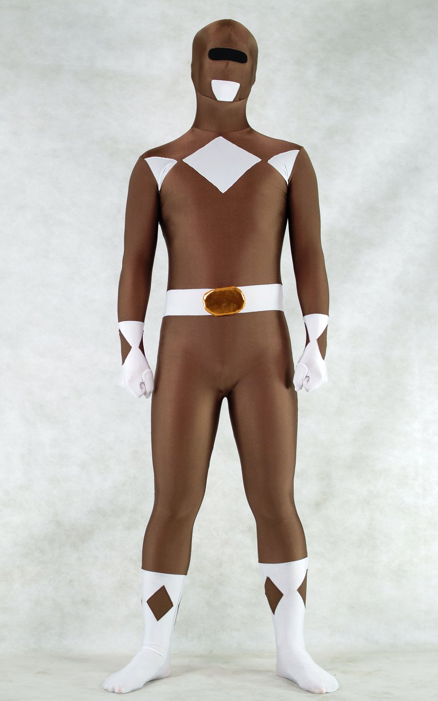 Ranger Halloween Costumes Zentai Brown